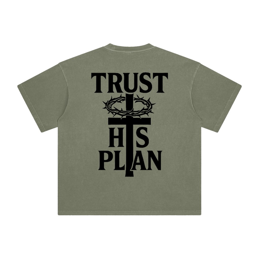'TRUST HIS PLAN' OVERSIZE T-SHIRT