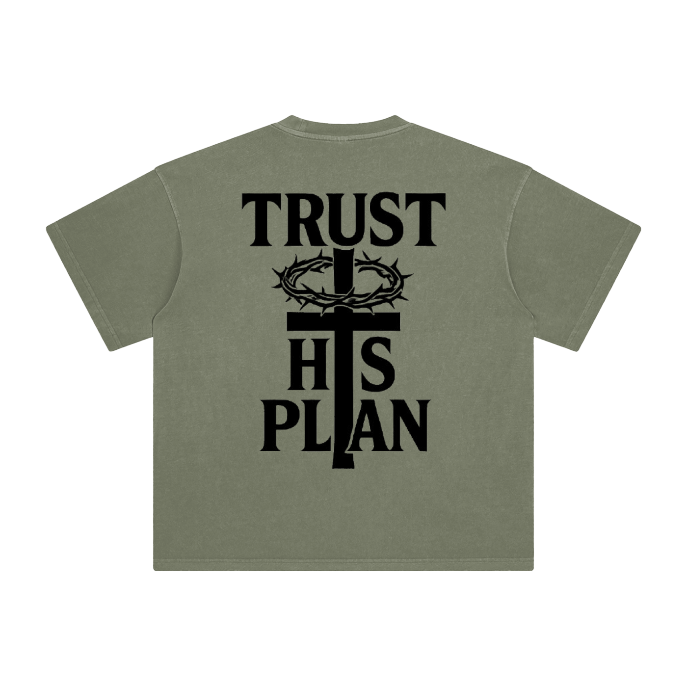 'TRUST HIS PLAN' OVERSIZE T-SHIRT