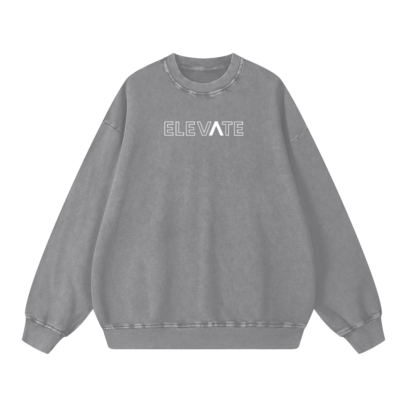 'RISE WITHOUT FEAR' OVERSIZE CREWNECK