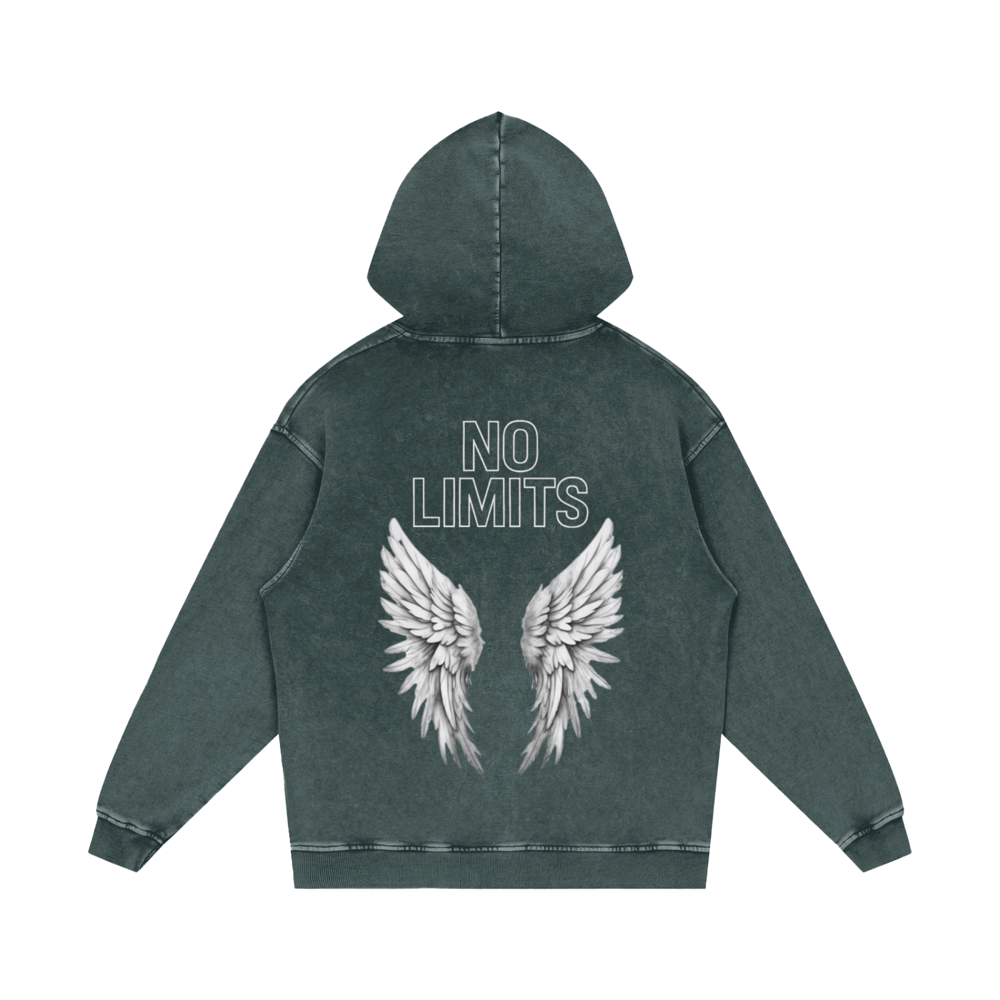 'NO LIMITS' OVERSIZE HOODIE