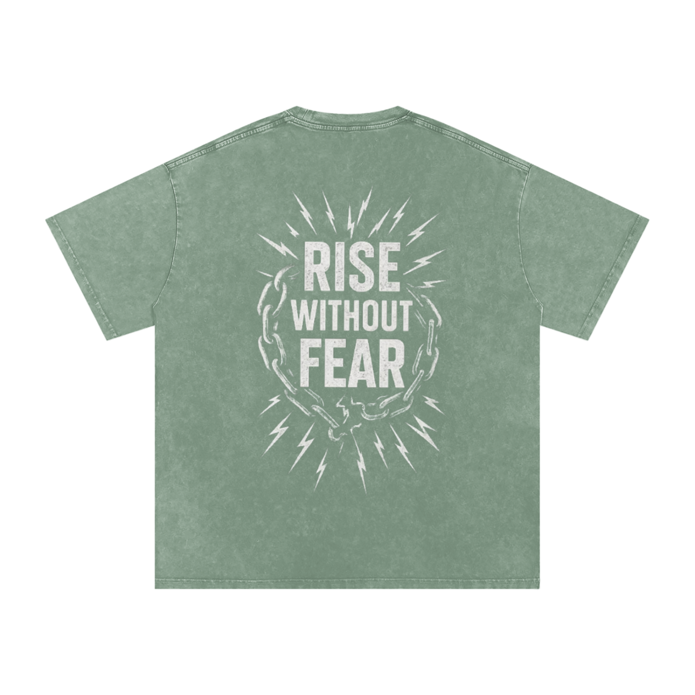 'RISE WITHOUT FEAR' OVERSIZE T-SHIRT