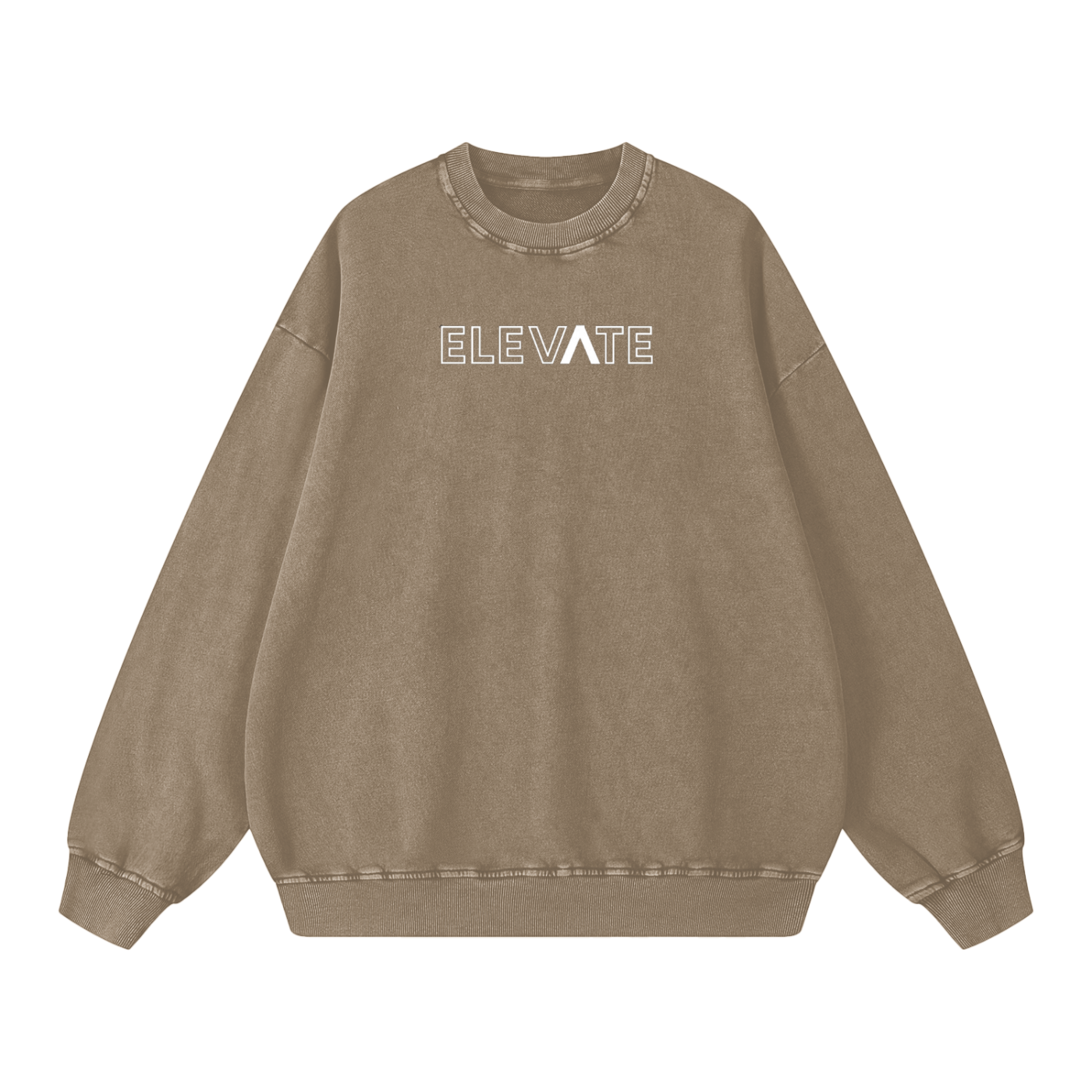 'RISE WITHOUT FEAR' OVERSIZE CREWNECK