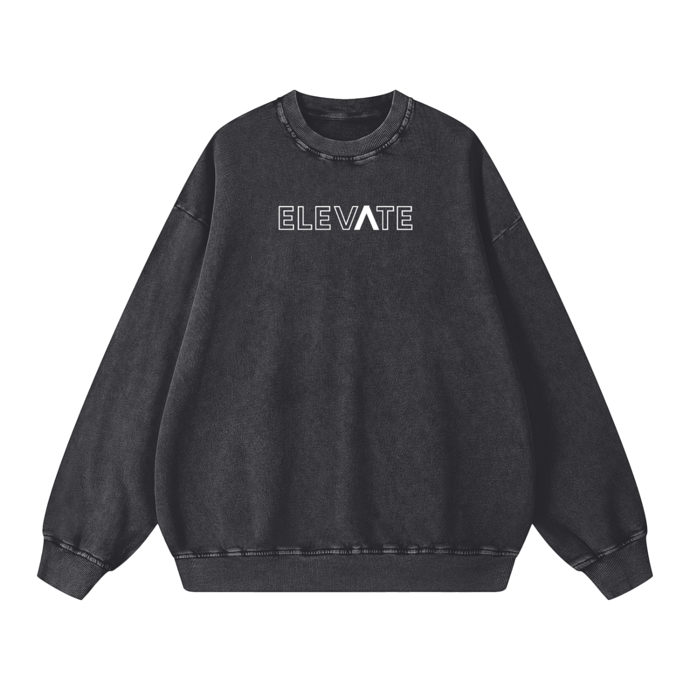 'RISE WITHOUT FEAR' OVERSIZE CREWNECK