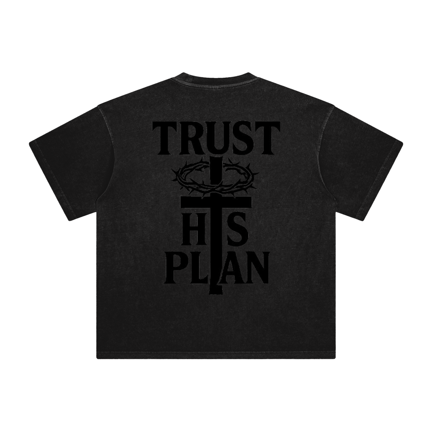 'TRUST HIS PLAN' OVERSIZE T-SHIRT