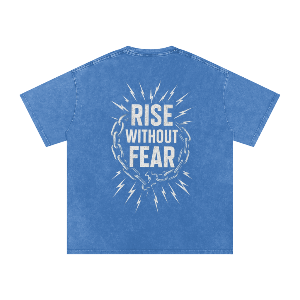 'RISE WITHOUT FEAR' OVERSIZE T-SHIRT
