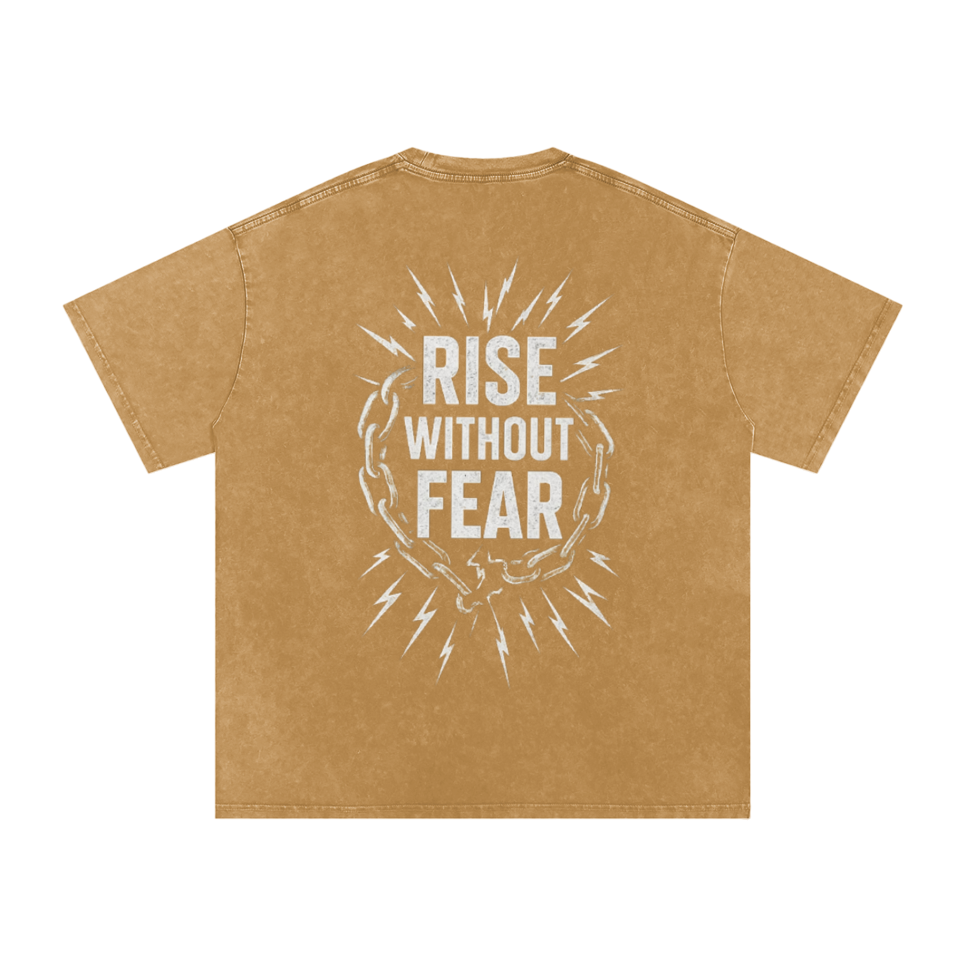 'RISE WITHOUT FEAR' OVERSIZE T-SHIRT