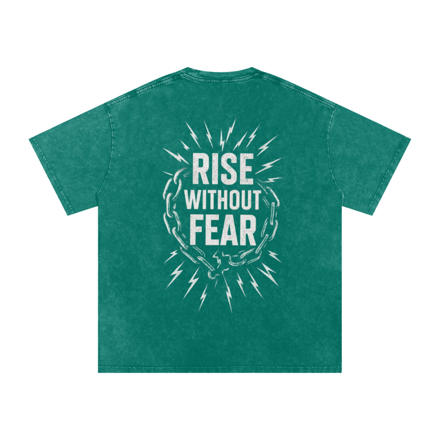 'RISE WITHOUT FEAR' OVERSIZE T-SHIRT