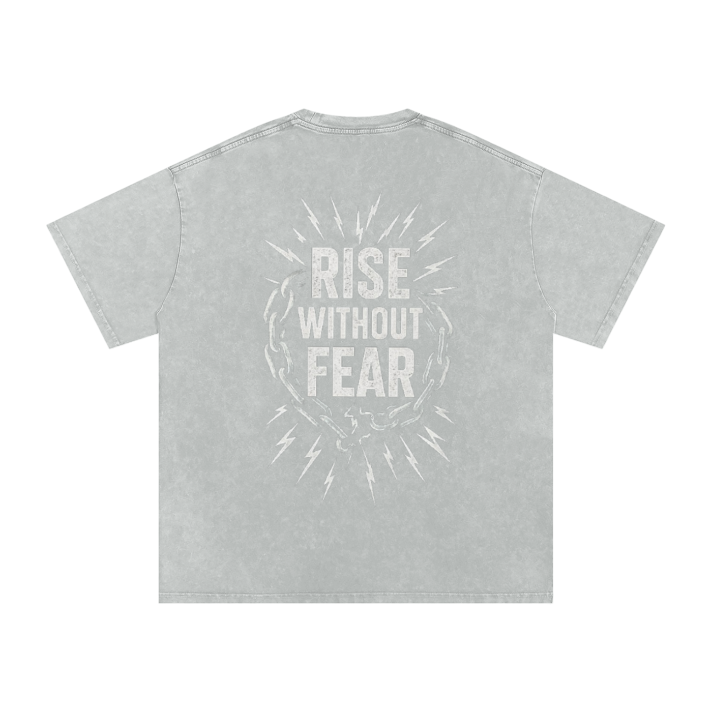 'RISE WITHOUT FEAR' OVERSIZE T-SHIRT