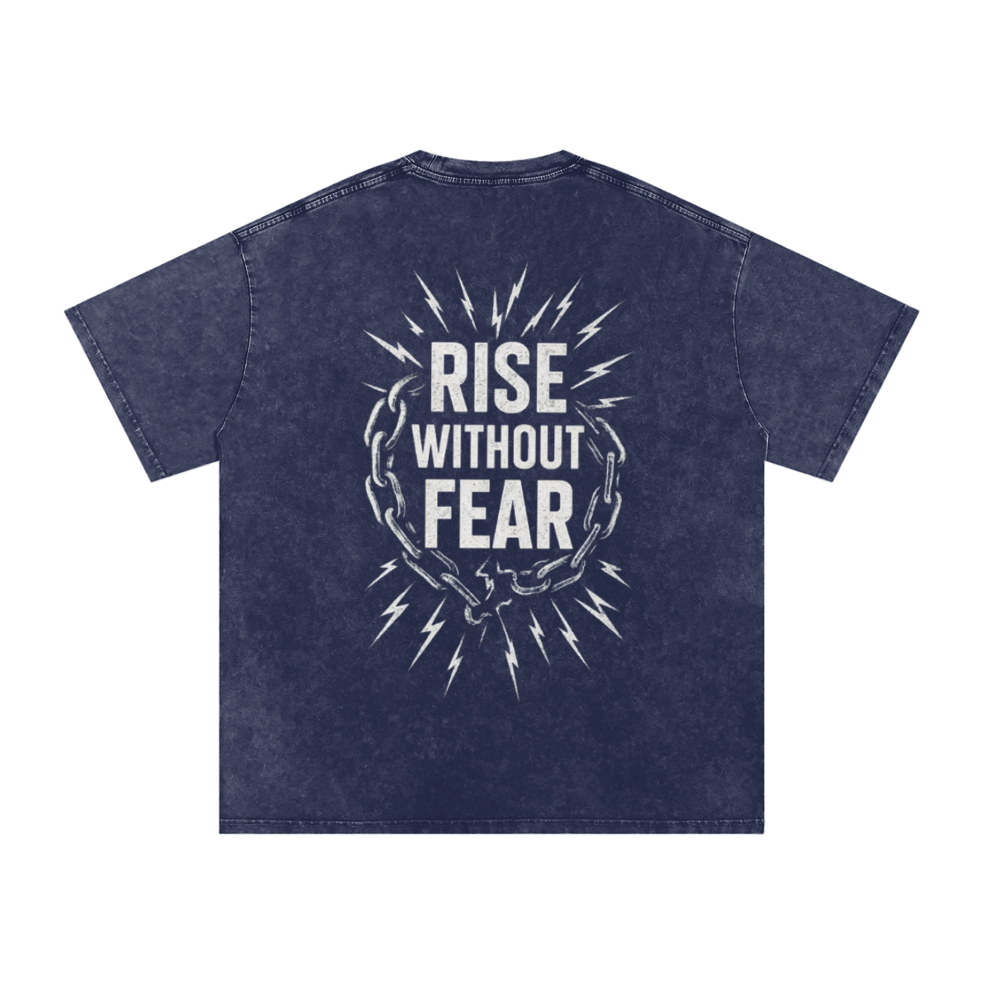 'RISE WITHOUT FEAR' OVERSIZE T-SHIRT