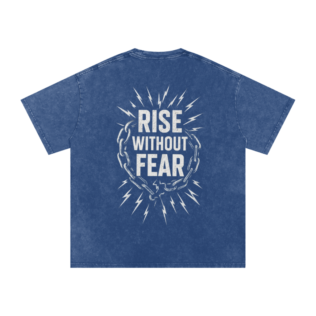 'RISE WITHOUT FEAR' OVERSIZE T-SHIRT