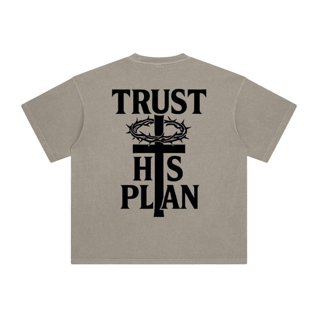 'TRUST HIS PLAN' OVERSIZE T-SHIRT