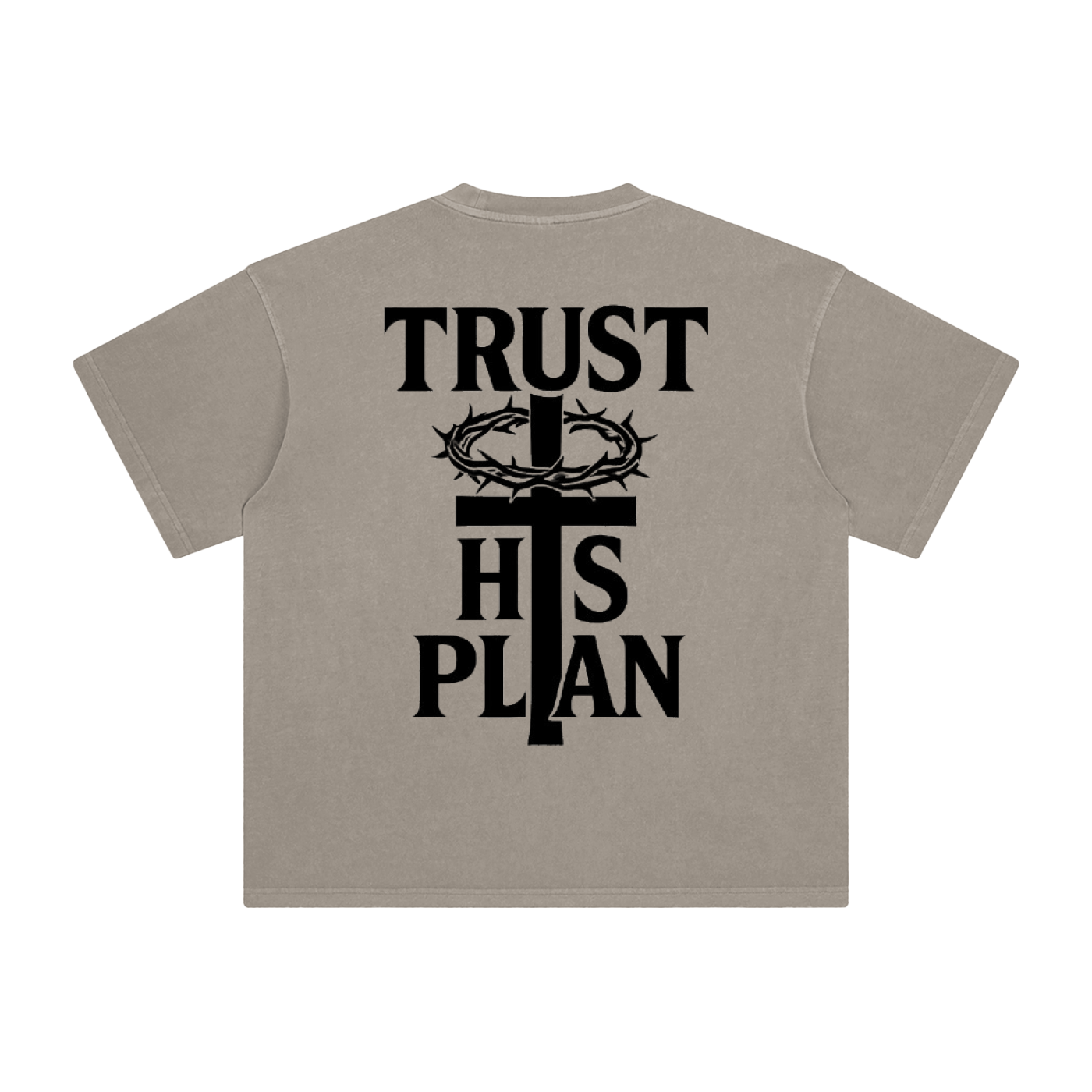 'TRUST HIS PLAN' OVERSIZE T-SHIRT