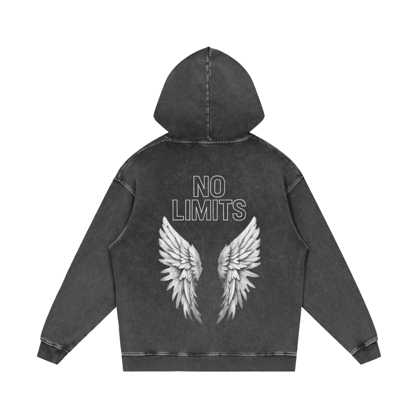 'NO LIMITS' OVERSIZE HOODIE