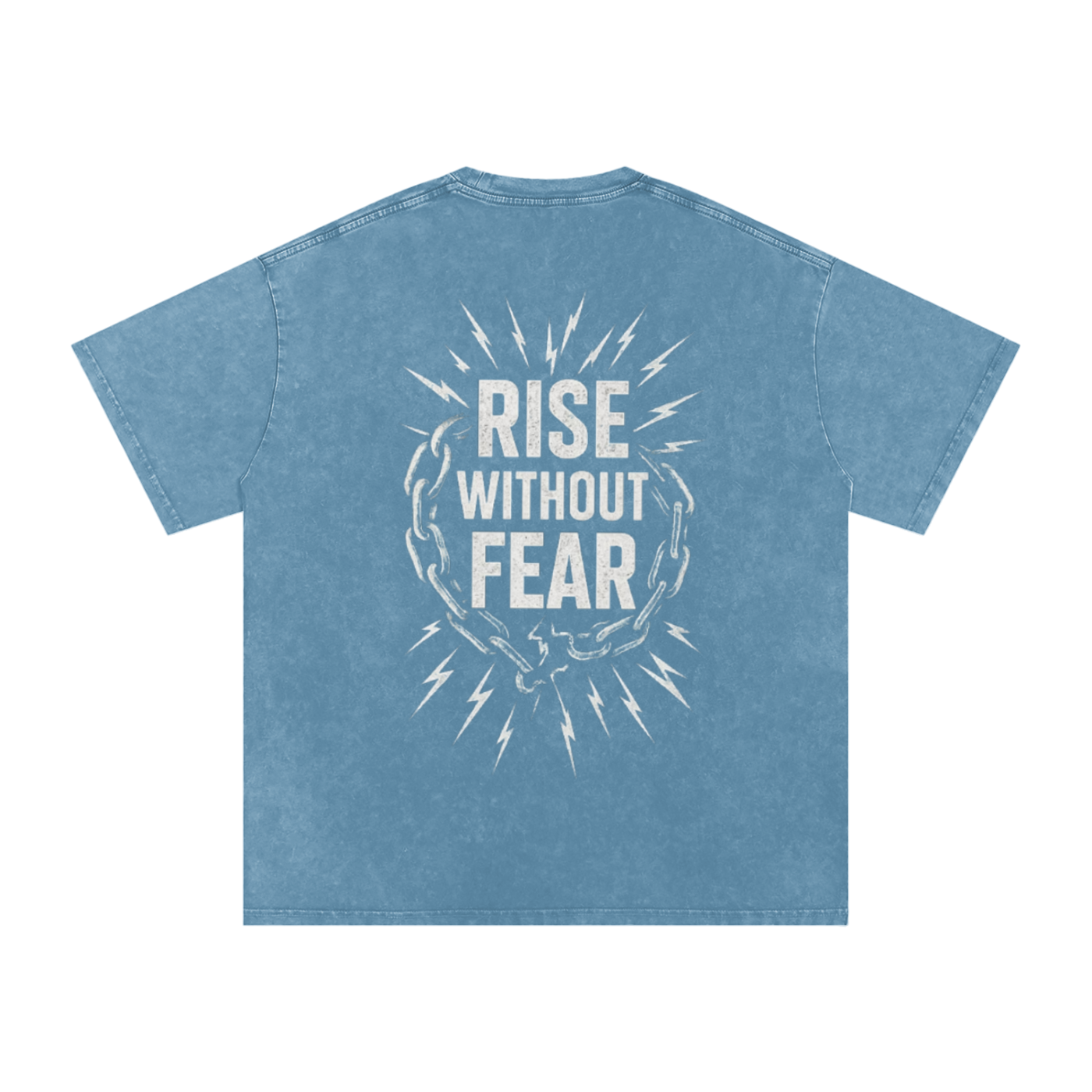 'RISE WITHOUT FEAR' OVERSIZE T-SHIRT