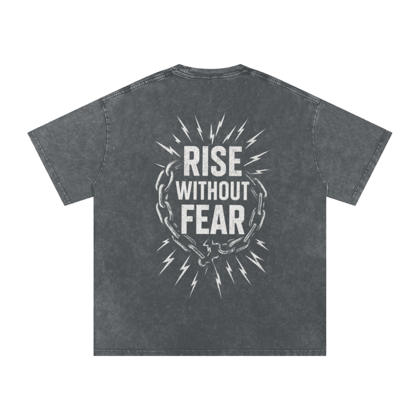 'RISE WITHOUT FEAR' OVERSIZE T-SHIRT
